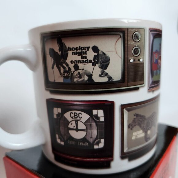 CBC Retro Television Mug Main and Local New in Box Heat Reactive BNIP - Picture 2 of 12